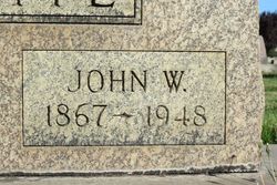 John W White 