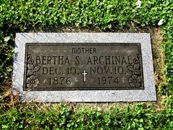 Bertha M. “Lulu” <I>Zigler</I> Archinal 