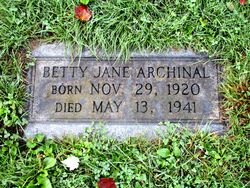 Betty Jane Archinal 