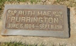 Ruth May <I>Hunter</I> Purrington 