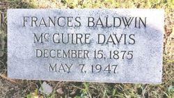 Frances Baldwin <I>McGuire</I> Davis 