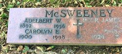 Adelbert W “Del” McSweeney 