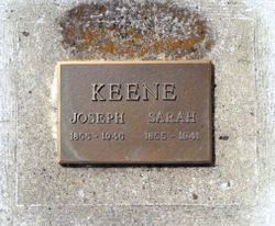 Sarah Jane <I>Bottorff</I> Keene 
