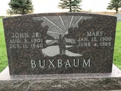Mary <I>Schwan</I> Buxbaum 