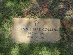 Johnnie Mae <I>Richardson</I> Collins 