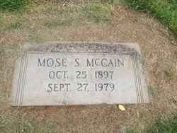 Moses S “Mose” McCain 