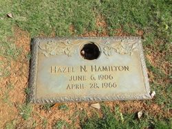 Hazel Nina <I>Greene</I> Hamilton 