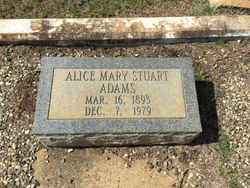 Alice Mary <I>Stuart</I> Adams 