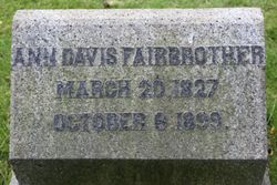 Ann <I>Davis</I> Fairbrother 