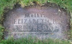 Elizabeth H. “Lizzie” <I>Chesley</I> Bronson 