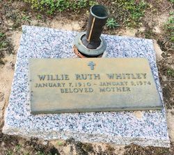 Willie Ruth <I>Dove</I> Whitley 