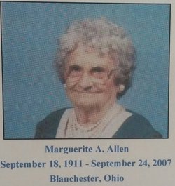 Marguerite A. <I>Rinehart</I> Allen 