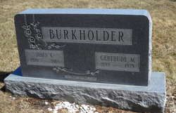 John C Burkholder 