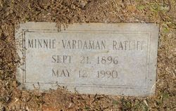 Minnie <I>Vardaman</I> Ratliff 