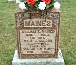 Mary Jane <I>Colden</I> Maines 
