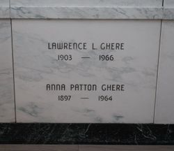 Anna Gertrude <I>Patton</I> Ghere 