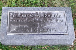 Gladys M <I>Booze</I> Bradley 