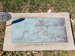 Harold Joseph Decker 