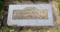 Altha L <I>Reed</I> Petty 