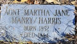 Martha Jane <I>Manry</I> Harris 