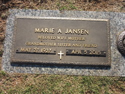 Marie Augusta <I>Sanderson</I> Jansen 