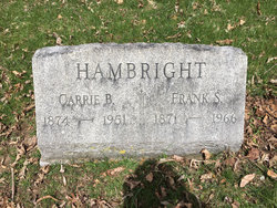 Carrie <I>Bell</I> Hambright 