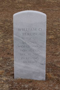Dr William O “Bill” Berlin 