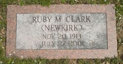 Ruby M. <I>Clark</I> Newkirk 