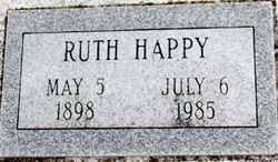 Eva Ruth <I>Burns</I> Happy 