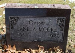 Jane A <I>Robison</I> Moore 