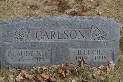Bertha Lucile <I>Addington</I> Carlson 