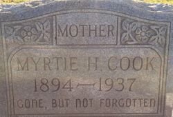 Myrtie Irene <I>Howard</I> Cook 