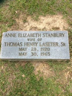 Anne Elizabeth <I>Stanbury</I> Laseter 
