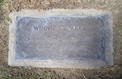 Winifred C “Winnie” <I>Taylor</I> Burr 