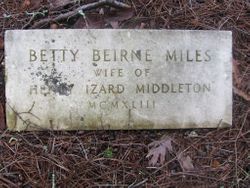 Betty Beirne <I>Miles</I> Middleton 