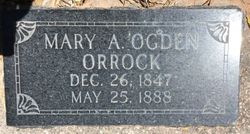 Mary Ann <I>Ogden</I> Orrock 
