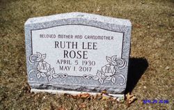 Ruth L. <I>Hill</I> Rose 