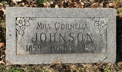 Cornelia <I>Williams</I> Johnson 
