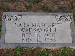Sara Margaret Wadsworth 