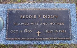 Beatrice Odell “Beddie” <I>Price</I> Dixon 