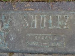 Sarah June <I>Conley</I> Shultz 