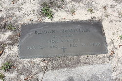 Elijah “(or Eligah)” McMillan 