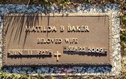 Matilda <I>Baker</I> Baker 