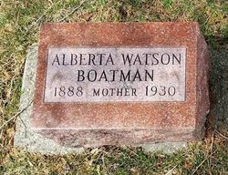 Alberta Blanche <I>Weeks</I> Watson Boatman 