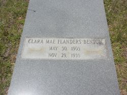 Clara Mae <I>Flanders</I> Benton 