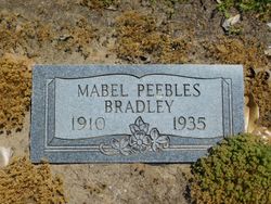 Mabel <I>Peebles</I> Bradley 