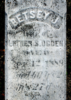 Elizabeth J “Betsey” <I>Dann</I> Ogden 