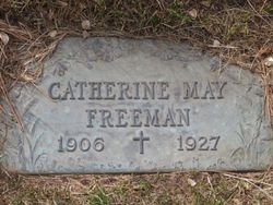 Catherine Louise <I>May</I> Freeman 