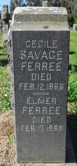 Cecile E <I>Savage</I> Ferree 