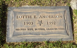 Lottie Evelyn <I>Wallace</I> Anderson 